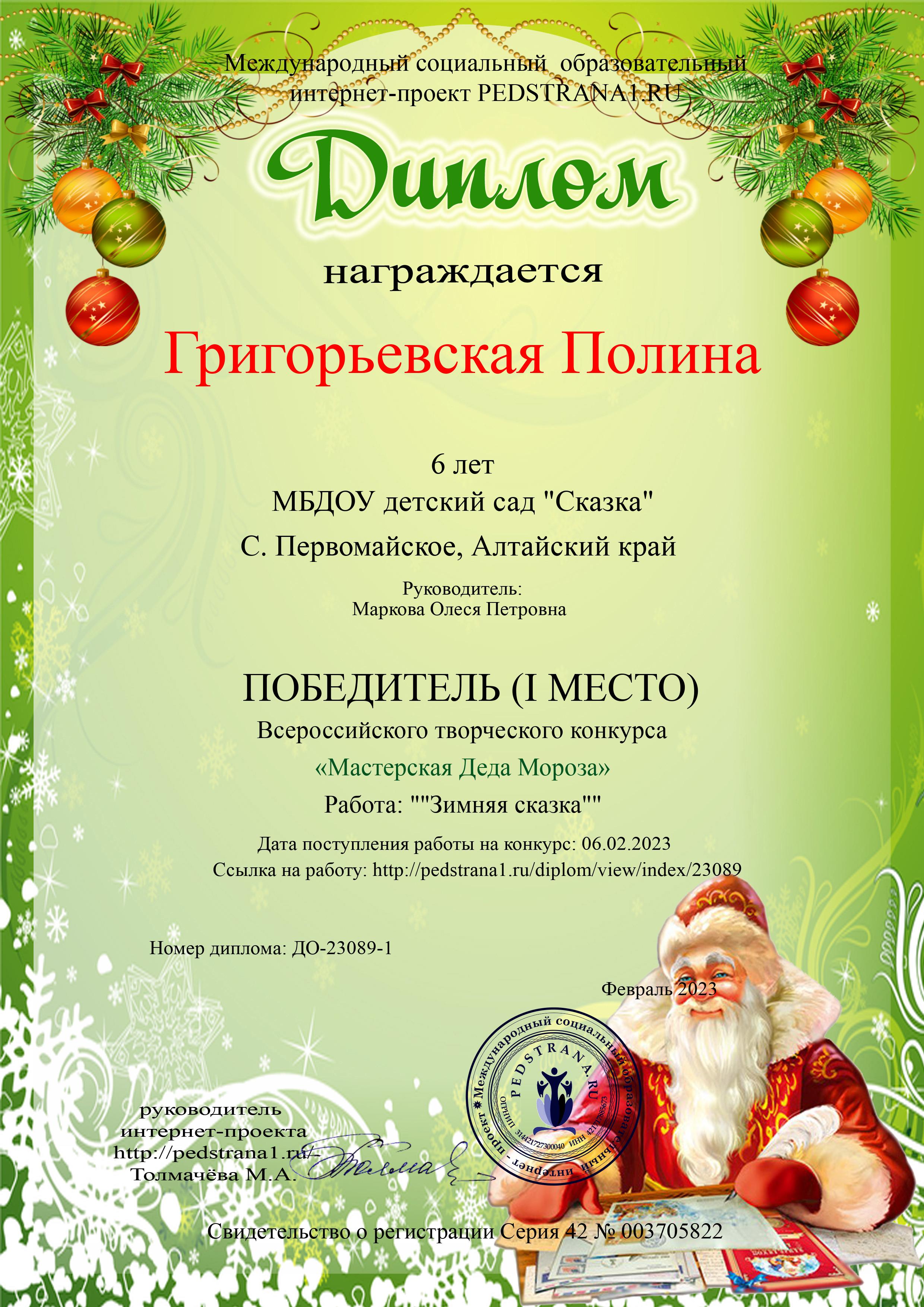 Диплом Полины 1